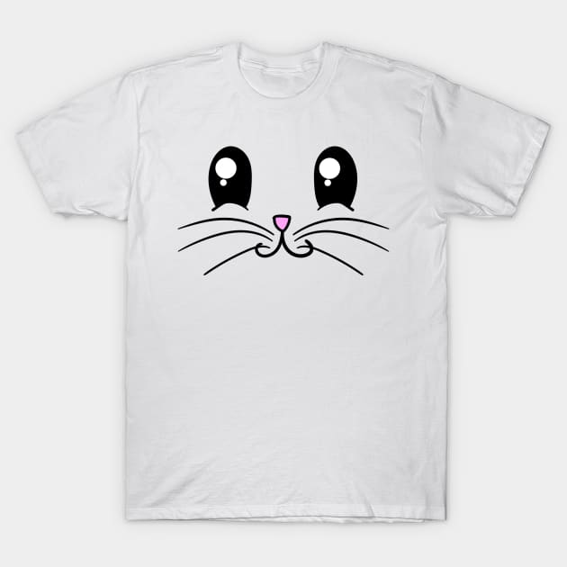 Laughing bunny face T-Shirt by Dominic Becker